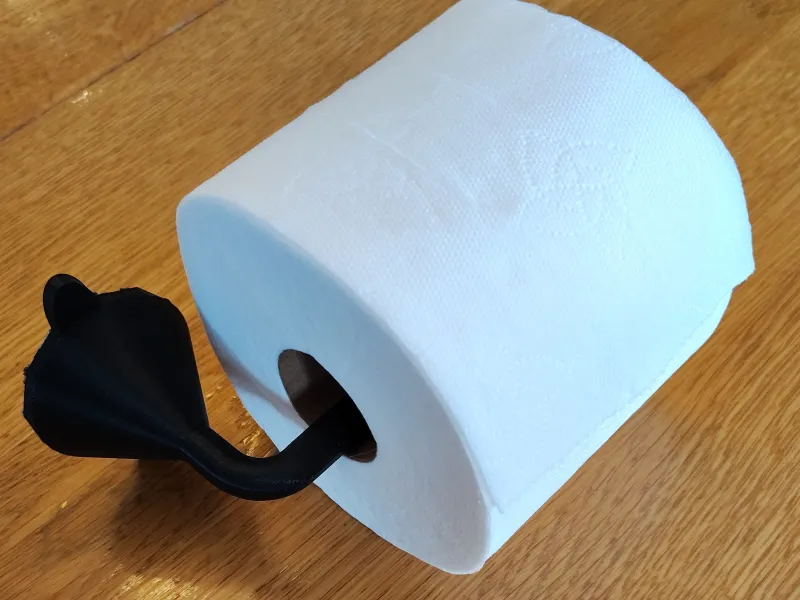 Simple toilet paper holder 