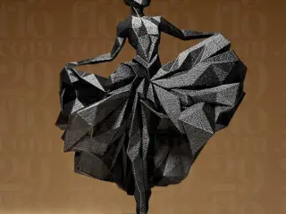 Geometric Ballerina Dancer