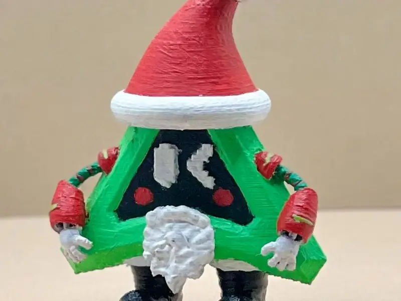 Cute Novelty Creality MAKER Santa