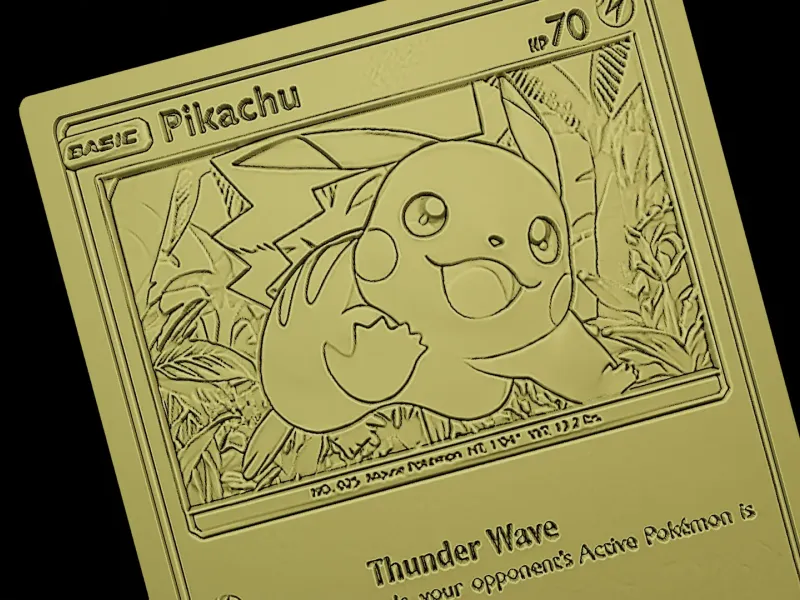 Pikachu Pokemon card