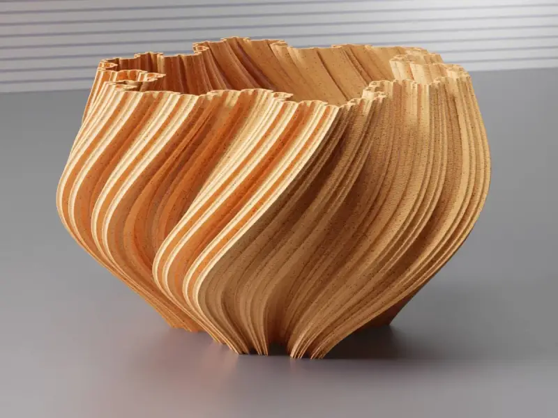 VASE 0083 - KOCH SNOWFLAKE FRACTAL VASE