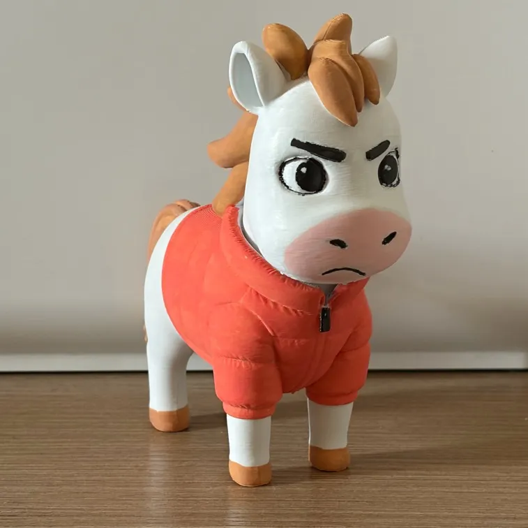 新年马白模，