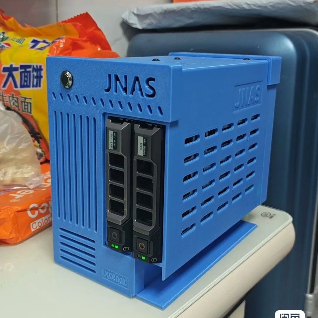JNAS机箱丨 2盘位NAS机箱极小型3.5寸硬盘版