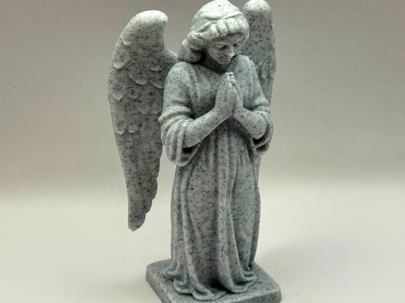 Graceful Praying Angel Statue
