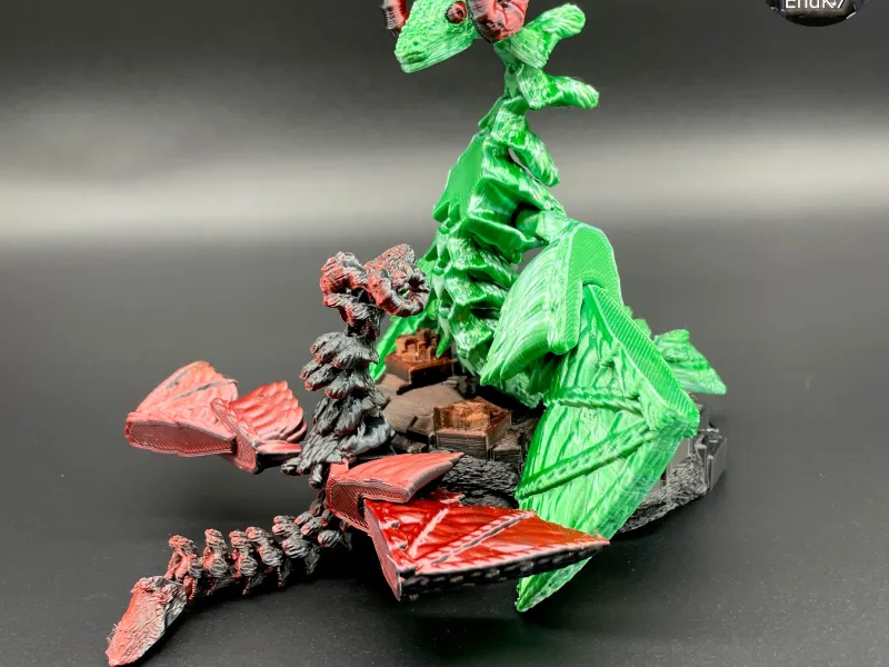 Amphiptere Dragon - winged Serpent - Flexi - Printin Place