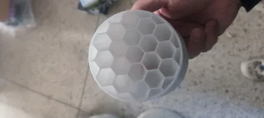 蜂窝形旋转笔筒-0