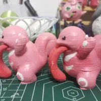 【宠物小精灵】宝可梦-大舌头 作者：Ninetales-Lickitung(Pokemon)-1