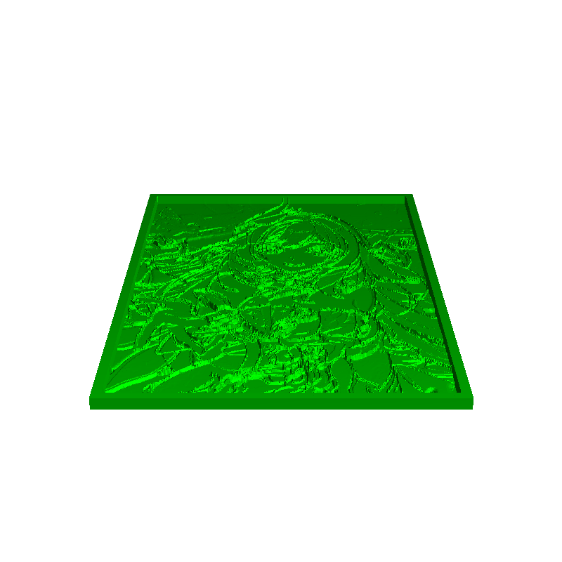 崩坏三爱莉希雅3D打印浮雕