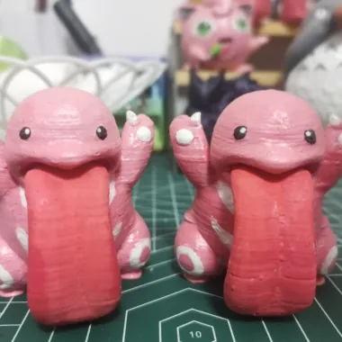 【宠物小精灵】宝可梦-大舌头 作者：Ninetales-Lickitung(Pokemon)-0