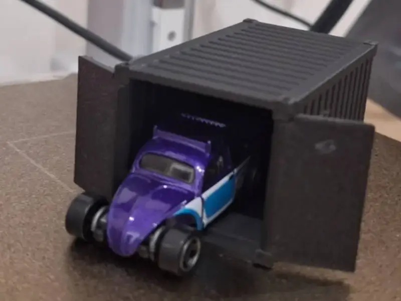 Shipping Container for cars Hotwheels 1/64